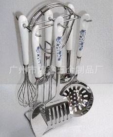 煌鑫韓式廚具套裝 物美價廉的陶瓷柄廚具優選